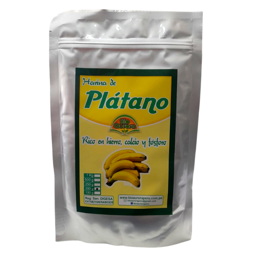 [MNH000749] Harina de Plátano 200g Bio  Aurora