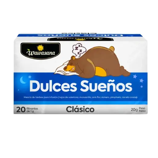 [MNH612] Té Dulces Sueños 20 filtrantes - Wawasana