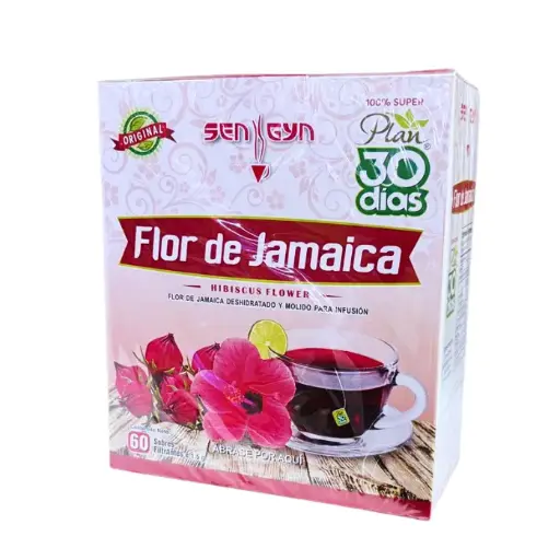 [MNH622] Té de Flor de Jamaica 60 Filtrantes Sen Gyn