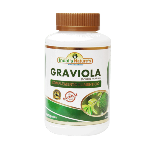 [MNH095] Graviola 500mg 100 cápsulas Indals Natures