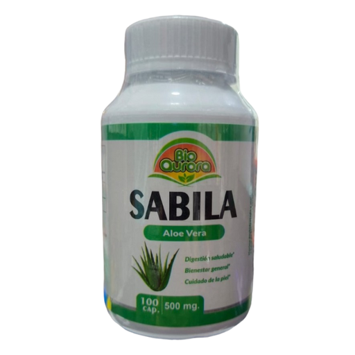 Sábila 100cap 500mg Bio Aurora