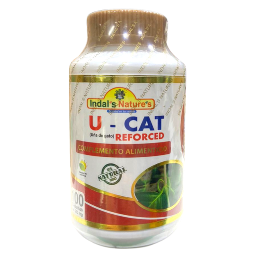 [MNH121] Uña de Gato Cápsulas 500mg  100 cápsulas Indals Natures