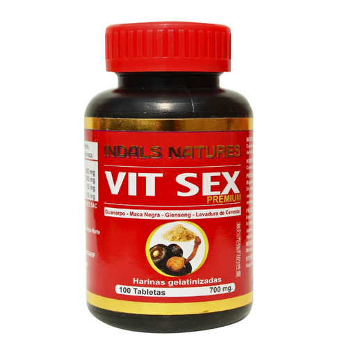 [MNH124] Vit Sex 100 Tabletas - 700mg Indals Natures