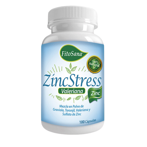 Zinc Stress 100 cápsulas Fitosana