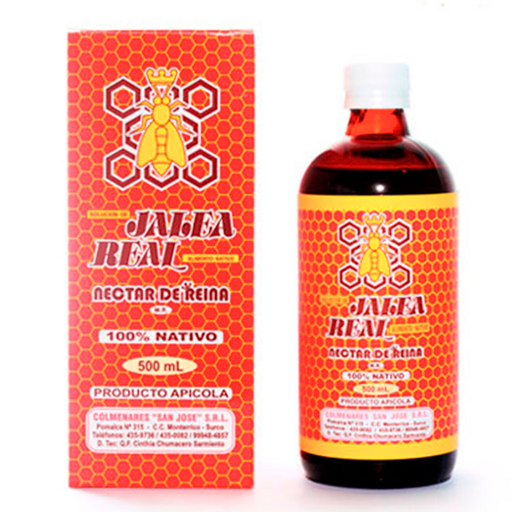 [MNH194] Solución de Jalea Real  Frasco 120ml Colmenares San José