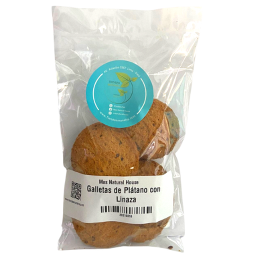 [MNH793] Galletas de Plátano y Linaza MNH - 75g