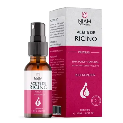 Aceite Premium de Ricino 30ml - Niam Cosmetic