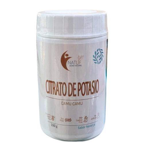 Citrato de Potasio , Camu Camu 330gr. Natlif