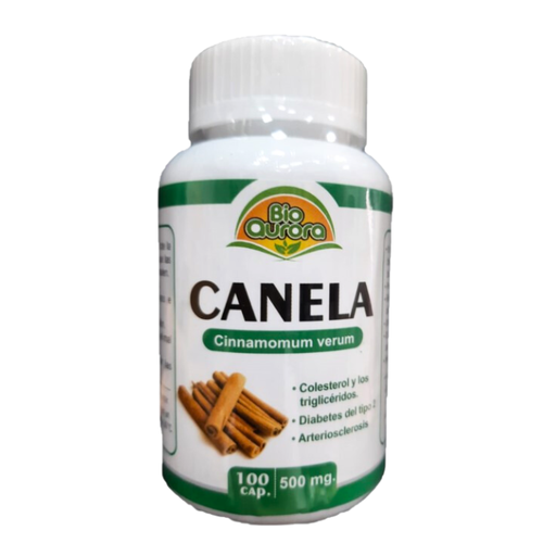 Canela 500mg 100 capsulas Bio Aurora