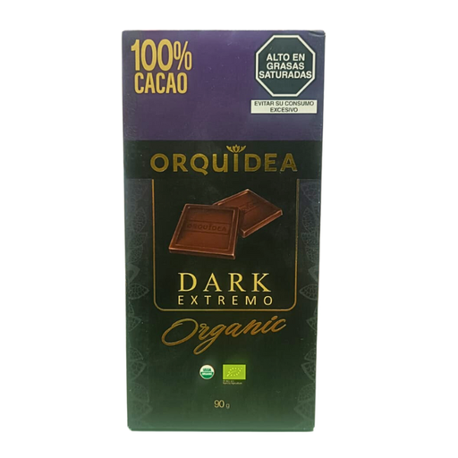 Chocolate Dark  Extremo 100% Cacao organico Orquidea