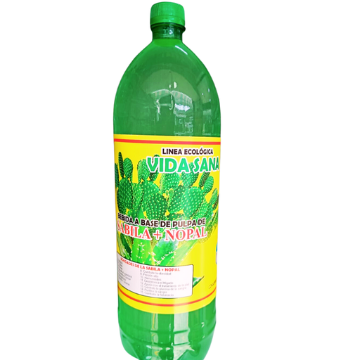 Bebida De Sabila + Nopal Vida Sana 1litro