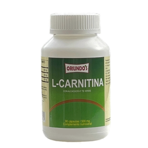 L-Carnitina con Alcachofa y Te verde 90 capsulas Oriundos