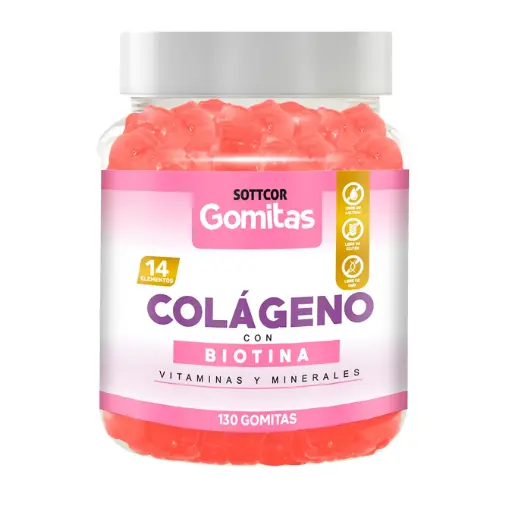 [MNH000635] Colágeno con Biotina 130 gomitas Sottcor