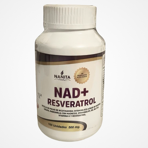NAD + Resveratrol 100 cápsulas NANITA Foods