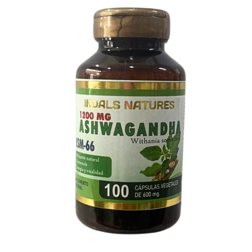 [MNH000185] Ashwagandha 100cap 1200mg Indals Natures 