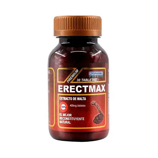 [MNH000491] Erectmax Premuim 30 Tabletas 400mg - Litopharma