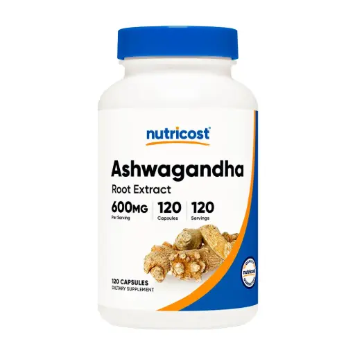 [MNH000186] Ashwagandha 120cap 600mg - Nutricost