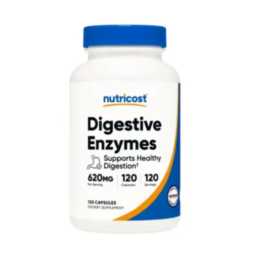 [MNH000481] Digestive Enzimes 620mg 120cap. - Nutricost