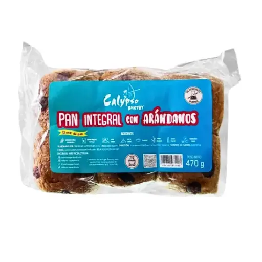Pan Integral Con Arandano 470gr - Calypso