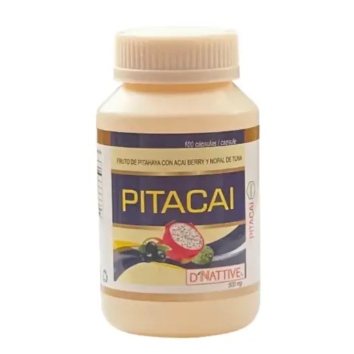 Pitacai 500mg 100 Capsulas Dnattive