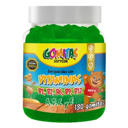 Gomitas de Multivitaminas(Niño) 130unid Sottcor