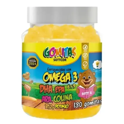 Gomitas De Omega 3 (niño) 130unid Sottcor