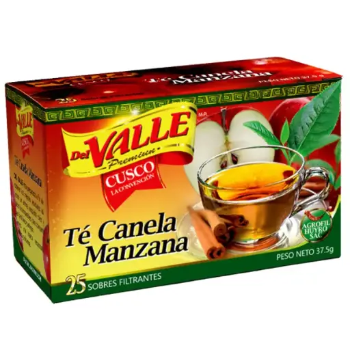 Té Canela Manzana 25 filtrates Del Valle