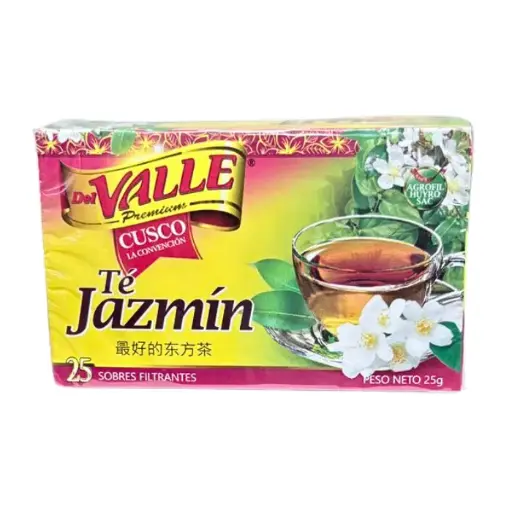 Té Jazmín 25 sobres DEL VALLE