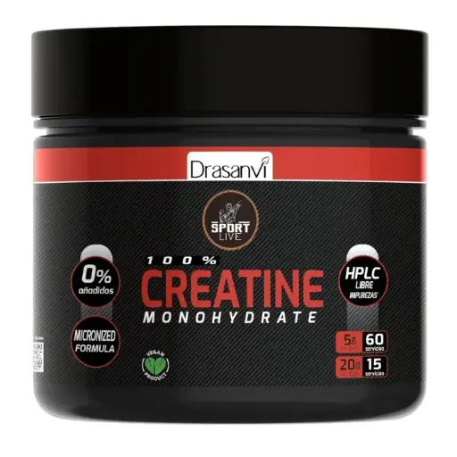 Creatina Monohidratada 300gr Sport Live Drasanvi 