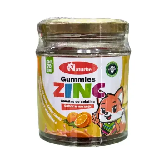 Gomitas De Zinc(niño) 70 Unid. Naturhe